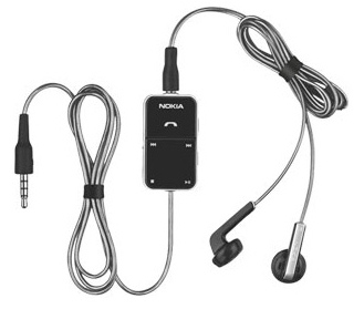 Nokia 5800 stereo headphones