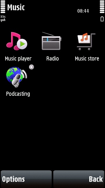 Nokia 5800 Music folder