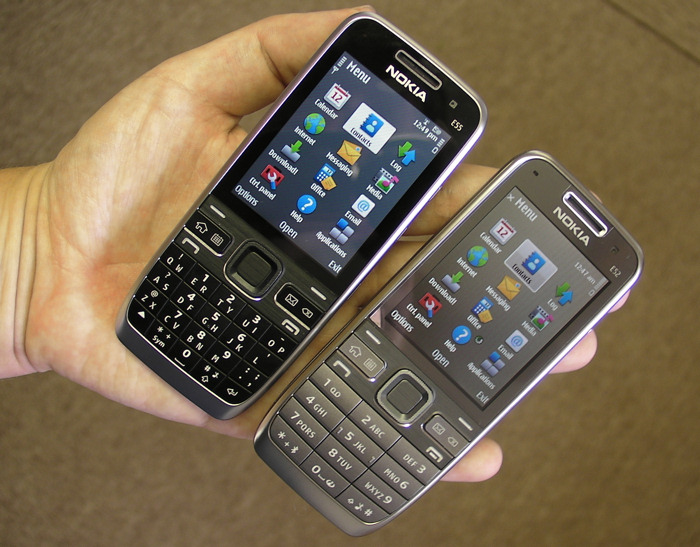 Nokia E55 and E52