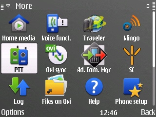 Extraneous apps with the E72