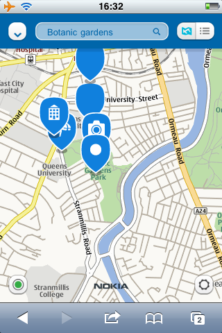 Nokia Maps on iPhone