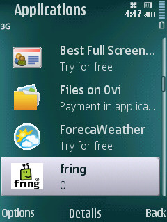Download! screen