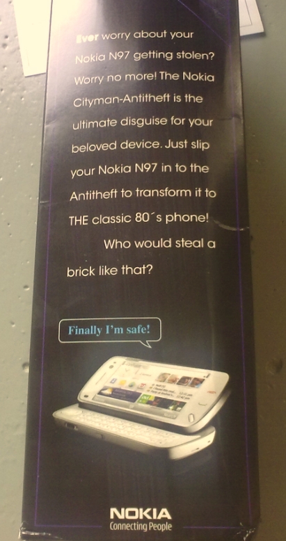 Cityman box blurb