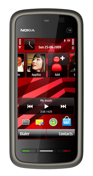 Nokia 5230 from the front