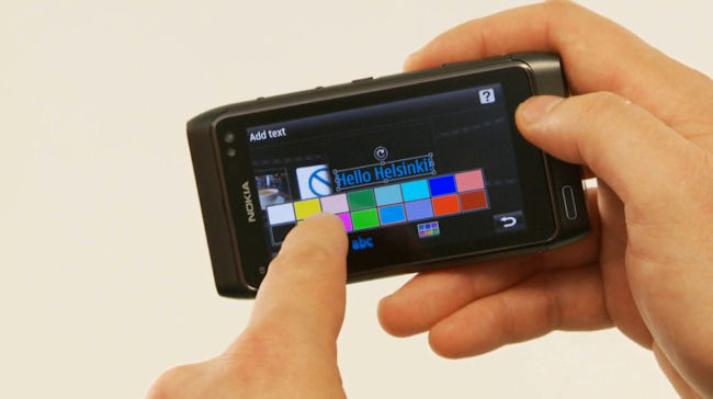 Nokia N8 Video Editor