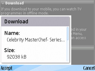 BBC iPlayer on E71
