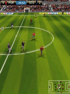FIFA 08 on Ngage vertical mode