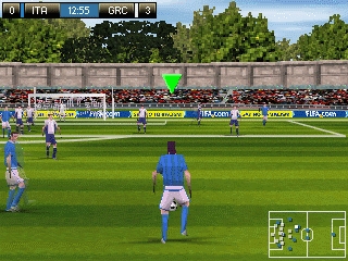 FIFA 08 on Ngage horizontal mode