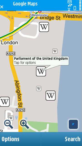 Google Maps for Mobile layers