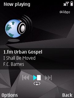 Internet Radio - playing