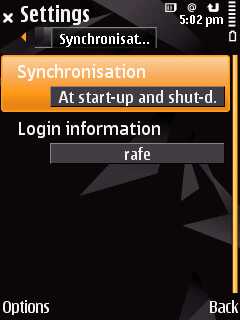 sync with maps on ovi