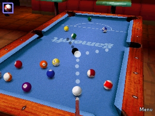 Midnight Pool 3D for Ngage blue table