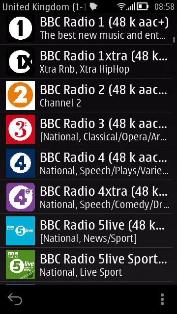 BBC stations!