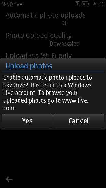 SkyDrive Upoader