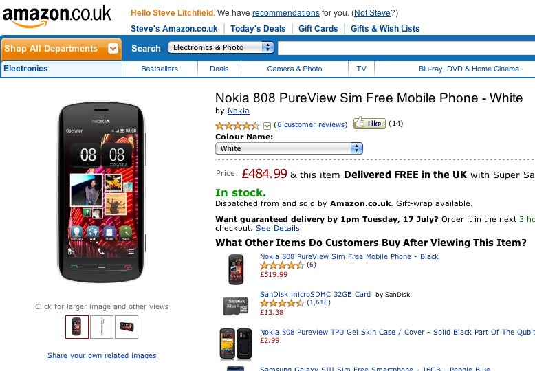 808 on Amazon