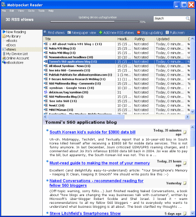 Mobipocket Desktop