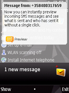 SMS Preview