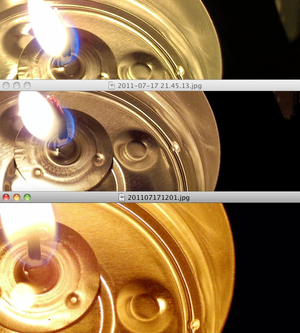 Candle comparison