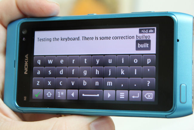 N8 keyboard