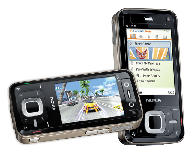 Nokia N81 running Ngage game