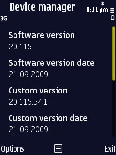 N86 running v20 firmware