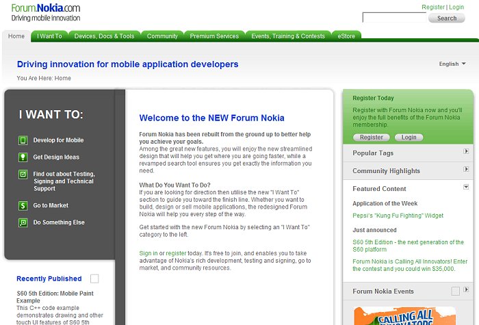 New Forum Nokia