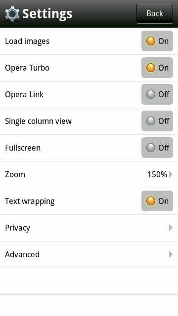 Opera Mobile 6.1