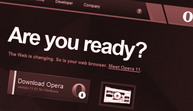 Opera 11 at MWC