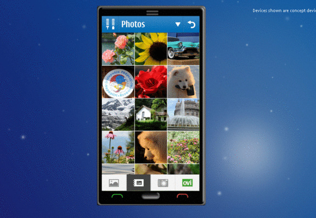 Symbian 3 Photos application