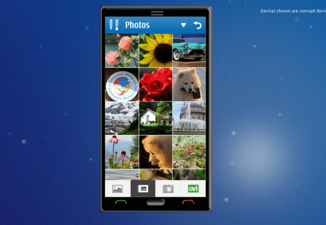 Symbian 3 Photos application