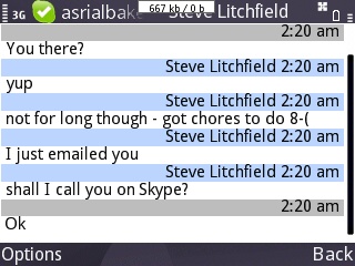 Skype Symbian beta