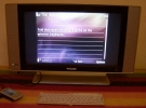 Text messaging through TV Out
