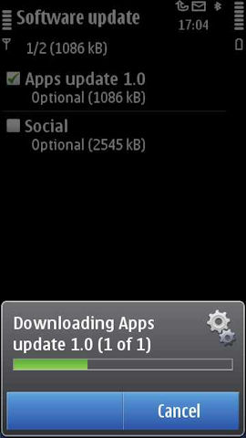 Phone app update