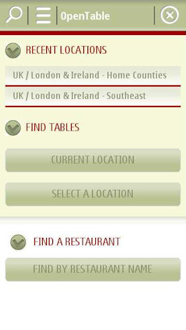 Open Table