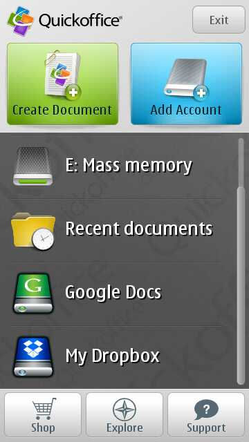 Quickoffice Pro 7