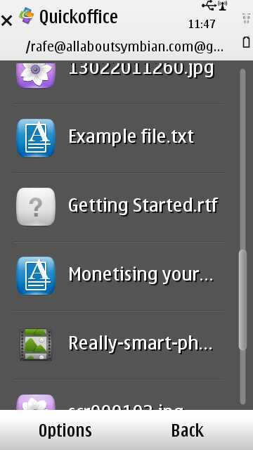 Quickoffice Pro 7