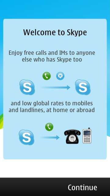 Skype for Nokia Belle