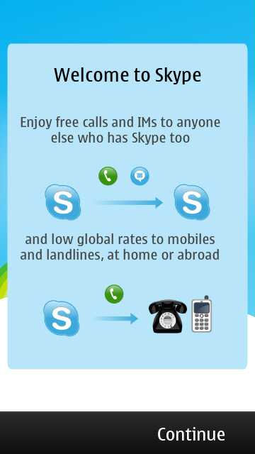 Skype for Nokia Belle