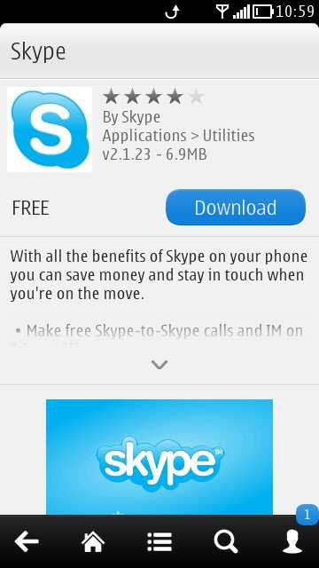 Skype for Nokia Belle