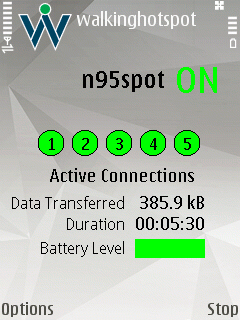 screenshot walkinghotspot