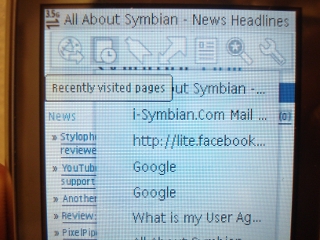 E52 Web - Toolbar
