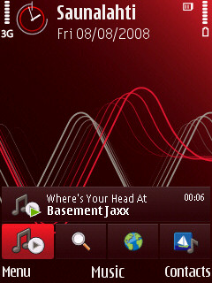 Nokia 5320 default standby theme