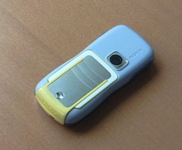 The back of the Nokia 5500