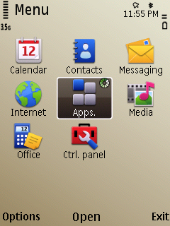 E52 - clock in all screen