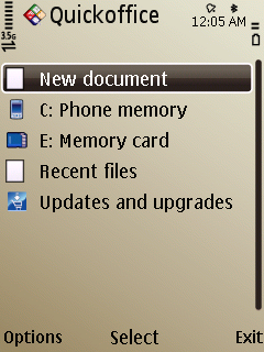 E52 Quickoffice