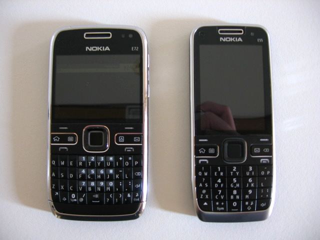 E72 vs E55 front