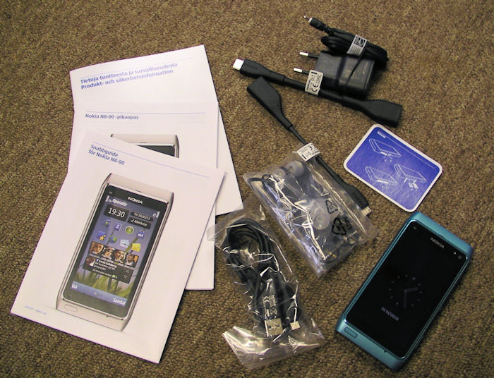 N8 box contents