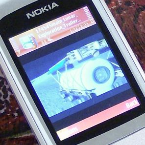 Nokia 6290 video player