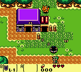 Link's Awakening DX on the Game Boy Color