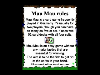 Mau Mau rules screenshot